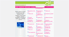 Desktop Screenshot of presentisulweb.it